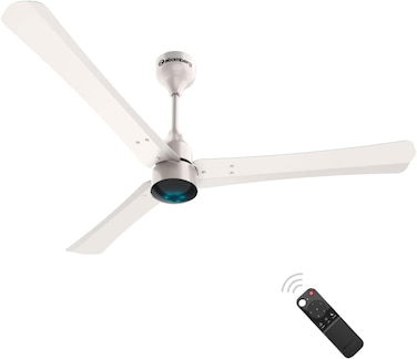 atomberg Renesa+ 1400mm BLDC Motor 5 Star Rated Sleek Ceiling Fans with Remote Control   High Air Delivery Fan and LED Indicators   Upto 65% Energy Saving Pearl White