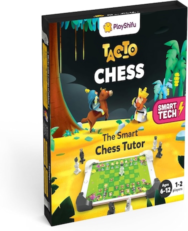 PlayShifu Tacto Chess - App-Based Interactive Chess with Real Figurines   STEM Learning &amp; Educational Toy for Ages 6+   Story-Based Puzzles   Gift for Boys and Girls