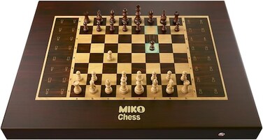 Miko Chess Grand: Your Ultimate AI Chess Companion   Fully Automated Gameplay for All Skill Levels   World&#39;s Smartest Electronic Chess Board   Magnetic Wooden Chess Sets with Self Moving Pieces