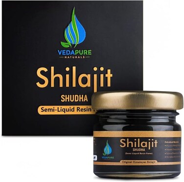 راتنج شيلاجيت/شيلاجيت طبيعي ونقي للرجال والنساء، 25 جرام من فيدابور