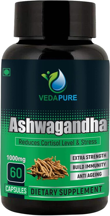 فيدابور اشواغاندا بيور اند اورجانيك - 60 كبسولة