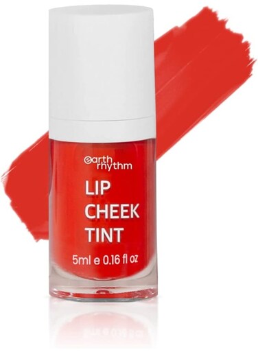 Lip, Cheek and Eye Shadow Tint- Cherry, with Goodness of Pomegranate and Grape Seed Extract, Nourishes and Hydrates Dry Chapped Lips, Blush for Women, 100% Natural 5 ml