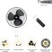 atomberg Renesa 400mm Wall Mount Fan   Wall Fans for Home   Silent BLDC Wall Fan   Remote with Timer &amp; Sleep Control Midnight Black