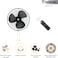 atomberg Renesa 400mm Wall Mount Fan   Wall Fans for Home   Silent BLDC Wall Fan   Remote with Timer &amp; Sleep Control Midnight Black