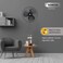 atomberg Renesa 400mm Wall Mount Fan   Wall Fans for Home   Silent BLDC Wall Fan   Remote with Timer &amp; Sleep Control Midnight Black