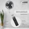 atomberg Renesa 400mm Wall Mount Fan   Wall Fans for Home   Silent BLDC Wall Fan   Remote with Timer &amp; Sleep Control Midnight Black