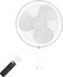 atomberg Renesa 400mm Wall Mount Fan   Wall Fans for Home   Silent BLDC Wall Fan   Remote with Timer &amp; Sleep Control Snow White