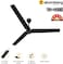 atomberg Renesa 1400mm BLDC Ceiling Fan with Remote Control   BEE 5 star Rated Energy Efficient Ceiling Fan   High Air Delivery with LED Indicators   Midnight Black