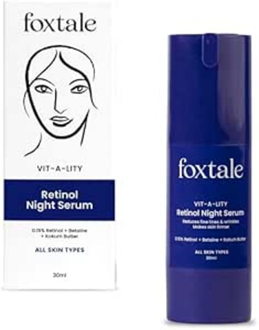 Foxtale 0.15% Beginner Friendly Retinol Night Serum All Skin Types - 30 ml