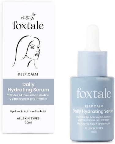 FoxTale Hyaluronic Acid Serum For Plump,Glowing Skin For Dry,Sensitive Skin 30ml