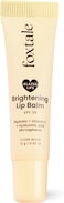 Foxtale SPF 30 Brightening Lip Balm for Dark Lips with Peptides &amp; Vitamin C Tinted Lip Balm - Clear Glaze 12gm
