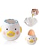 SYOSI Egg Separator, Cartoon Chicken Egg White Separator, Novelty Funny Portable Kitchen Gadgets Baking Tool Egg White for Kitchen, Bakery, Ceramics, 1Pcs, Yellow