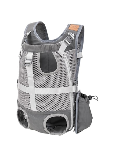 Morelian Pet Outdoor Backpack Pet Front Dog Carrier Backpacks Adjustable Dog Backpack Carrier Legs Out Easy-fit Dog Chest Carrier for Medium Small Dogs Hands Free Dog Front Carrier for Hiking Cycling