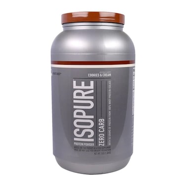 Natures Best Isopure Zero Carb Protein Powder Cookies &amp; Cream 3 Lb