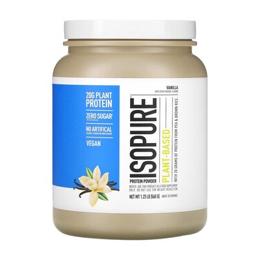 Nature's Best Isopure Plant-based Protein Powder, 560 gm, Vanilla