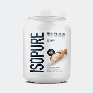 Isopure Zero Carb 1lb Unflavored 0020592 jar