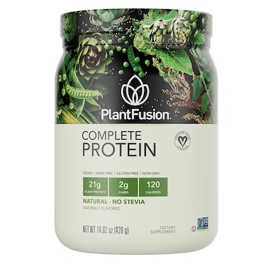 PlantFusion Complete Plant Protein Powder Natural - No Stevia 1Lbs