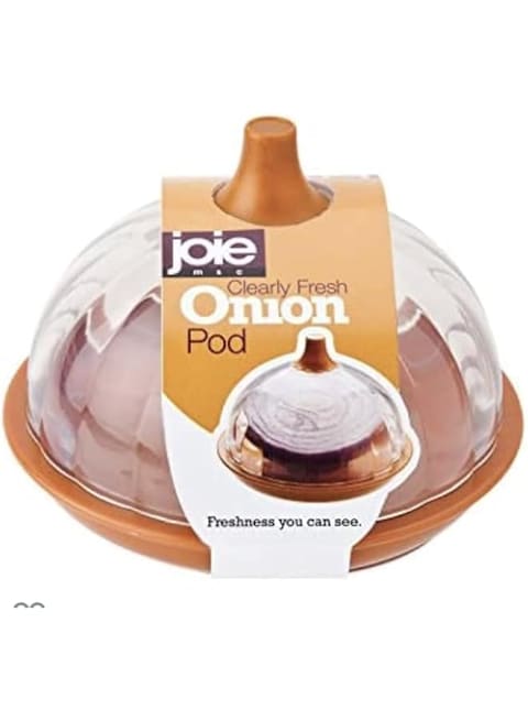 Joie Onion Saver and Storage Container, Hard Plastic Pod, Orange, 1-Piece