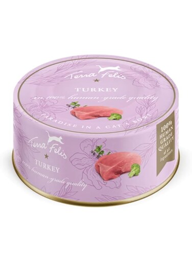 TERRA FELIS Turkey Cat Wet Food - 80G