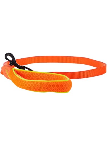 Doco Dca3960 Reflective Yellow Rope Mesh Leash, Small, Orange