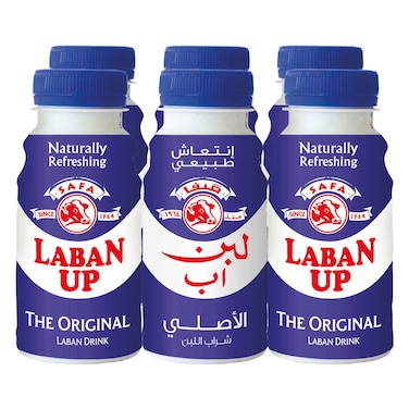 Safa Laban Up The Original Laban Drink Bottle, 200ml Pack of 6