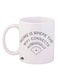 Home Is Where The WiFI Connects Automatically Design Mug White/Black
