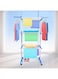 Blueberry 3 Layer Clothes Hanger 170X126X64Cm Silver/Blue
