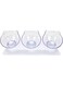 Cryfokt Raised Cat Food Bowls, Tilted Elevated Cat Bowl, Anti Vomiting 3 Bowls Transparent Pet Food Water Feeder Bowl with Raised Stand, Detachable Cat Feeder for Indoor Cats or Small Dogs