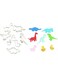 OHM 8 Piece Jurassic Dinosaur Cookie Fondant Cutter Set With T-Rex, Stegosaurus, Brontosaurus And Baby Dino Cake Decorating Sugarcraft Tool