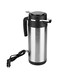 Keenso 950ml Car Kettle Thermos, Stainless Steel Travel Electric Kettles for WaterTea Coffee Milk (24V)