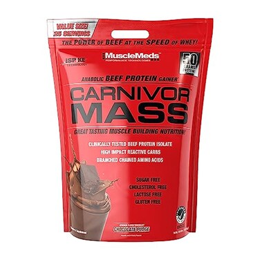 Musclemeds Carnivor Mass Chocolate Fudge، 10.4 رطل.