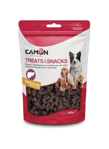 Camon Snackbox-Bone with Chicken Liver Flavour- (450G)-6Pcs