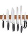 Acacia wood Magnetic Knife Holder for Wall   16 Inch   Upgraded Version   Professional Wooden Magnetic Knife Strip - Space-Saving Knife Rack/Knife Bar With Powerful Magnetic Pull Force