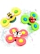 Marwats Bath Spinning Toys 3 Piece, Suction Cup Bath Tub Toys for Boys and Girls, Rattle Bathtub Bath Toys for Children, Spinning Sensory Learning Toys for Toddlers 1-3, Kids Rattle Toy Gift Set