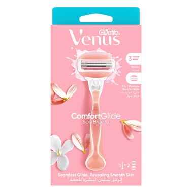 Gillette Venus Spa Breeze Shaving Razor Set Pink 3 PCS