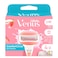 Gillette Venus Comfortglide Spa Breeze WoMen's Razor Blade Refills Pink 4 PCS