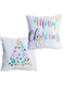 FAM 2pcs Christmas Cushions - Throw Pillow Christmas Covers With Filler - Christmas Cushion Cover &ndash; Christmas Couch Throw Pillow &ndash; Xmas Cushion Covers With Filler