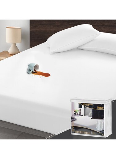 Ultimate Protection Mattress Encasement (90x200+30cm) With Deep Pocket&acirc;&euro;&ldquo;Fitted Waterproof Mattress Protector, Soft, Noiseless, Hypoallergenic, Durable for a Comfortable Single Size