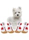 NNCV 4 Pieces Mesh Dog Shoes Waterproof Pet Boots Breathable Dog Shoes for Small Doggy Adjustable Non-Slip Zipper Pet Shoes Pet Paw Protector for Hot Pavement(XS, Red)