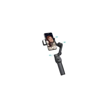 3-Axis Smartphone Gimbal Stabilizer with Magnetic Fill Light &amp; Smart Tracking