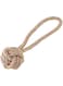 Beco Dog Toy - Ball on a Loop Hemp Rope Tug Toy, Training, Exercise and Reward Tool, Large