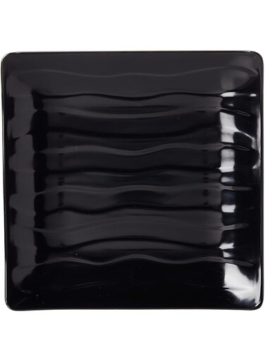 Harmony Melamine Horeca Deep Square Plate 8.5" Black