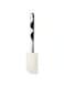 Silicone Rubber Spatula, Black/White, Flexible Scraper