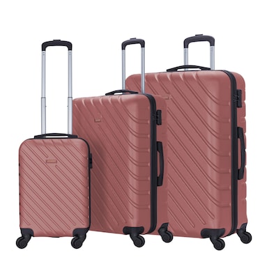 STARGOLD Luggage Set of 3, ABS Hard Shell Suitcase With Expandable Zipper, 360&deg; Spinner Wheels, Number Lock, Lightweight Trolley Travel Bag 20/28/32 Inch