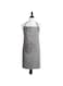 DII Everyday Basic Kitchen Collection, Plus Size Apron, Gray
