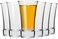 Art Shot Glass Set - Small 65 ml Glasses with Heavy Base - Durable and Dishwasher Safe - Vodka Glass Set of 6