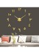 Vangold Large DIY Wall Clock Modern 3D Wall Clock with Arabic Numerals for Home Office Decorations Gift