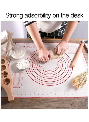 Baking Mat Silicone CM Non Stick Pastry-Mat with Measurement Knead dough mat