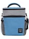 Insulated Lunch Bag with Adjustable Shoulder Straps, 8L Double Zipper Wide Open Lunch Tote, Leak Proof Cooler and Warm Insulated Hot Lunch Bag for Office Camping Hiking School Picnic Beach (Blue)