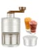Portable Manual Ice Crusher With Thickened Stainless Steel Blades And Tray